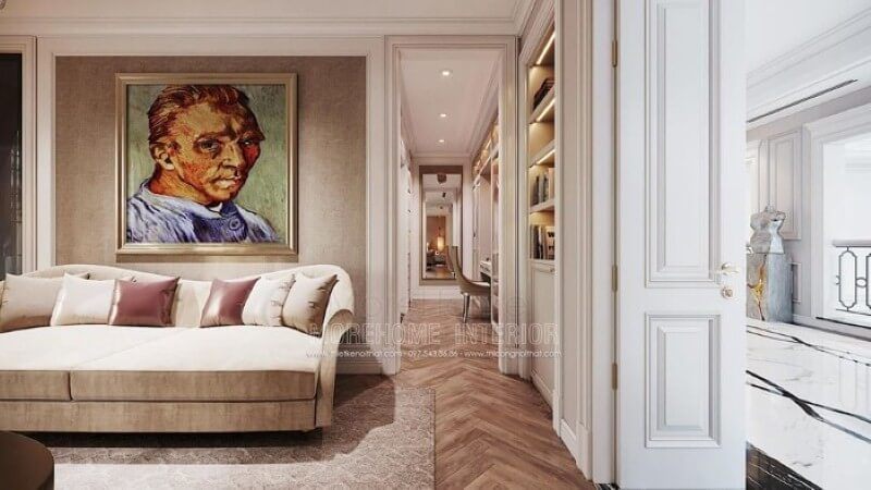 Tranh canvas trang trí tường đẹp ấn tượng với bức họa chân dung họa sĩ Van Gogh nổi tiếng.