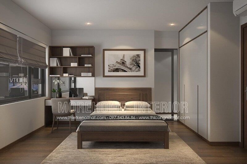 Chiếc giường ngủ được làm hoàn toàn bằng gỗ óc chó sẽ là sự lựa chọn hoàn hảo cho những tín đỗ gỗ tự nhiên thích sự bền đẹp mãi theo thời gian.